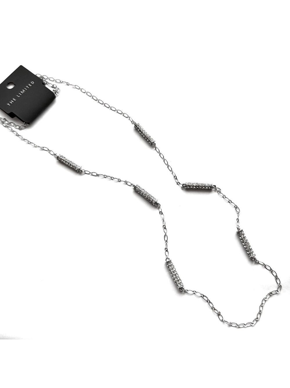 The Limited Crystal Station Necklace NWT